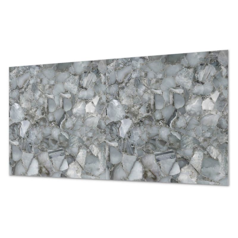 Okładzina Ścienna Z Grafiką PCV ArtPrintCave 100x50 cm Kamienna mozaika z żyłkami 1 szt.