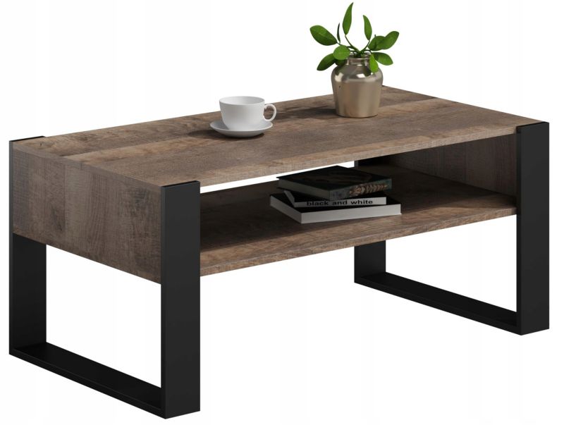 Ława Matkam stolik KAJA 120 cm Per dąb kolonialny-czarny 1 szt.