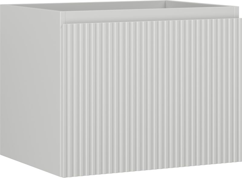 Wisząca szafka podumywalkowa Mexen Rivel szara mat 60 cm 1 szuflada 1 szt.