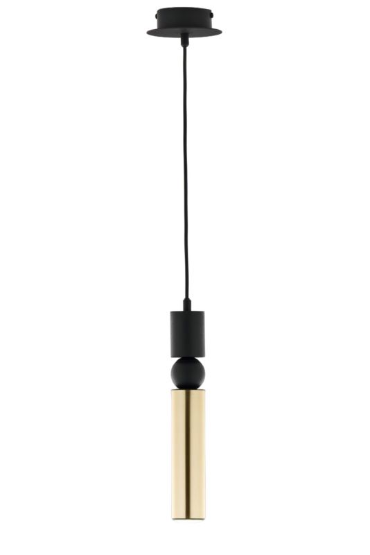 Lampa sufitowa Jupiter ALAS czarno-złota 1xGU10x10W IP20 wym:120x12x12 cm - 1 szt.