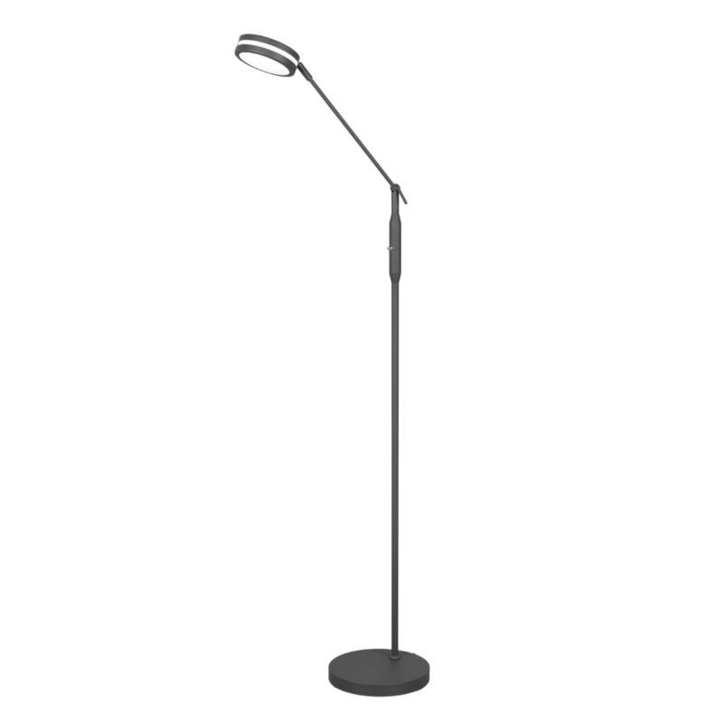 Lampa podłogowa stojąca Trio Franklin antracyt LED 6W 2700K - 4000K 650lm wym: 133 x 23 x 41 cm - 1 szt.