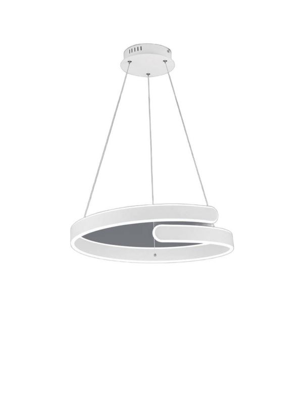 Żyrandol RL Parma biały wym: 150 x 50 x 50 cm wbudowany LED 37W 1 szt.