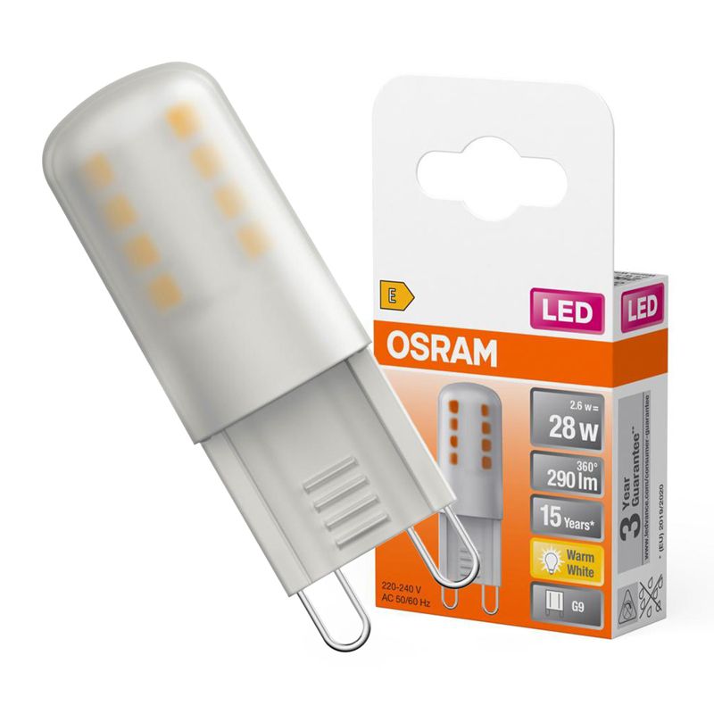 Żarówka LED Osram Kapsułka G9 2.6W 290lm 2700K 300st LED PIN 1 szt.