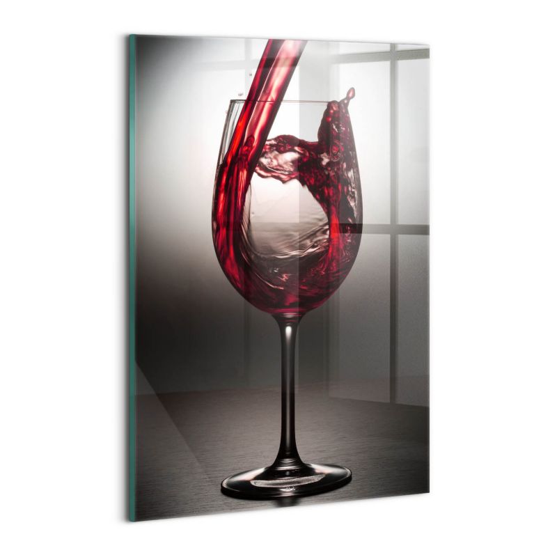 Obraz Szklany Wallfluent 30x20 cm Lampka wina 1 szt.