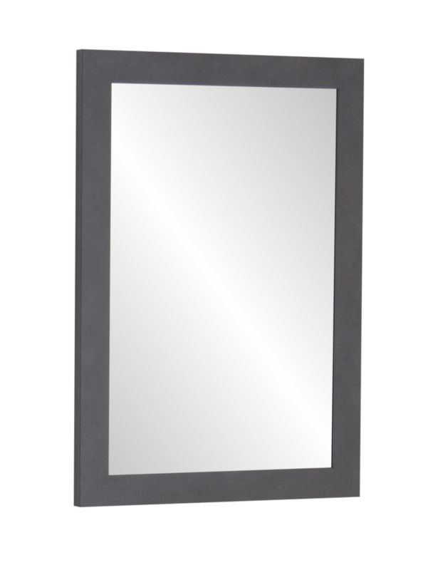 Lustro Profilmat wiszące 60x50 w ramie kolor grafitowy, szary art 1szt.