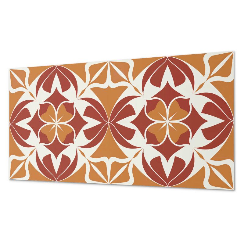 Panel Winylowy Ścienny ArtPrintCave 120x60 cm Symetryczny wzór roślinny 1 szt.