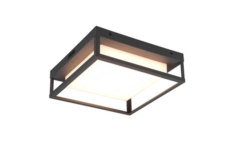 Lampa sufitowa zewnętrzna Trio Witham antracytowa LED 14W 2600K-6000K 1550lm IP54 wym: 10 x 30 x 30 cm - 1 szt.