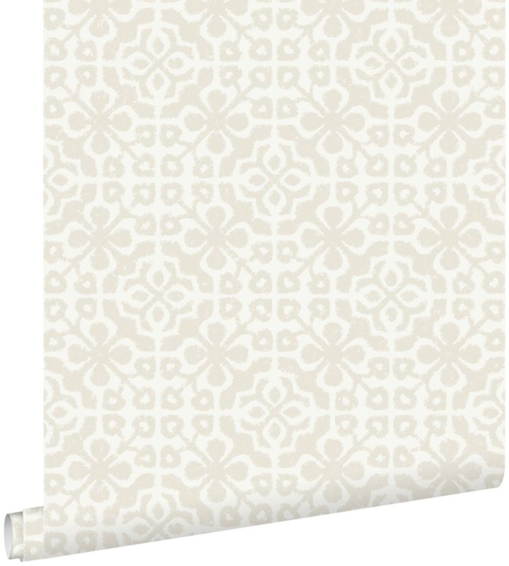 Tapeta ESTAhome wyblakłe kafelki beżowym 53 cm x 10.05 m - 1 rol.