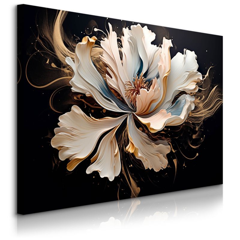 Obraz Muralo Abstrakcja Kwiaty Styl Glamour Nowoczesny Wzór 40x30 cm 1 szt.