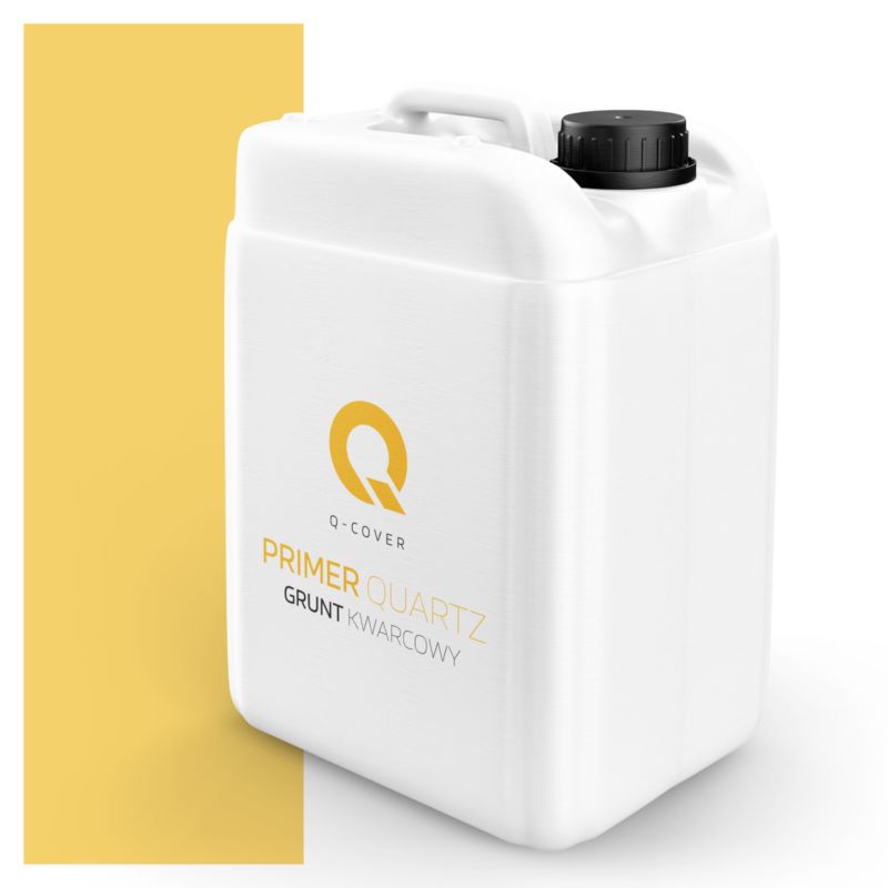 Grunt Kwarcowy pod Tynk Silikonowy Q-Cover Żółty cytrynowy F624 7.5KG