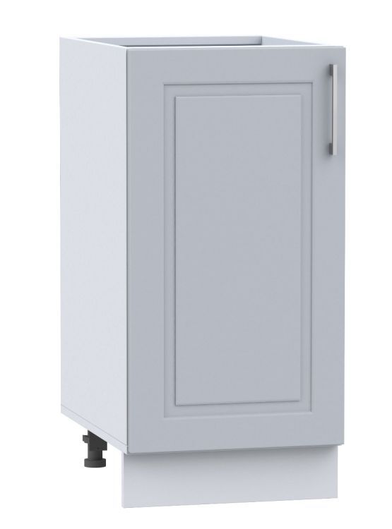 Szafka kuchenna stojąca 40 Stolkar NATALIA D40 P/L jasnoszara mat 1 szt