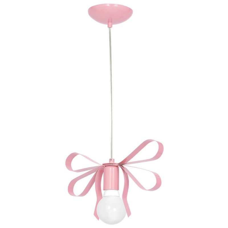Lampa sufitowa wisząca Milagro Emma 6492 różowa szerokość 30 cm 1xE27 x 60W 1 szt.