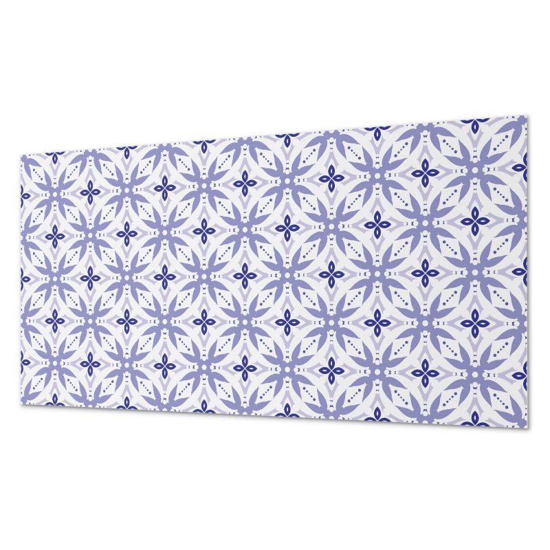 Panel Winylowy Ścienny ArtPrintCave 100x50 cm Wzór geometryczny z kwiatami 1 szt.