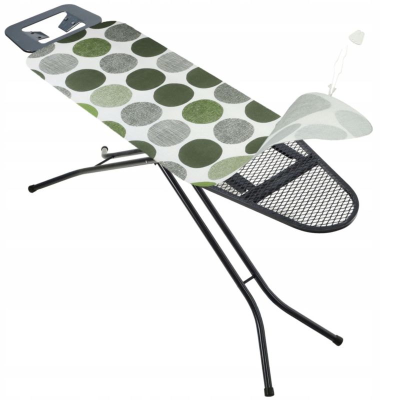 Pokrowiec KADAX na deskę do prasowania 40 x 120 cm zielone kółka 1 szt.