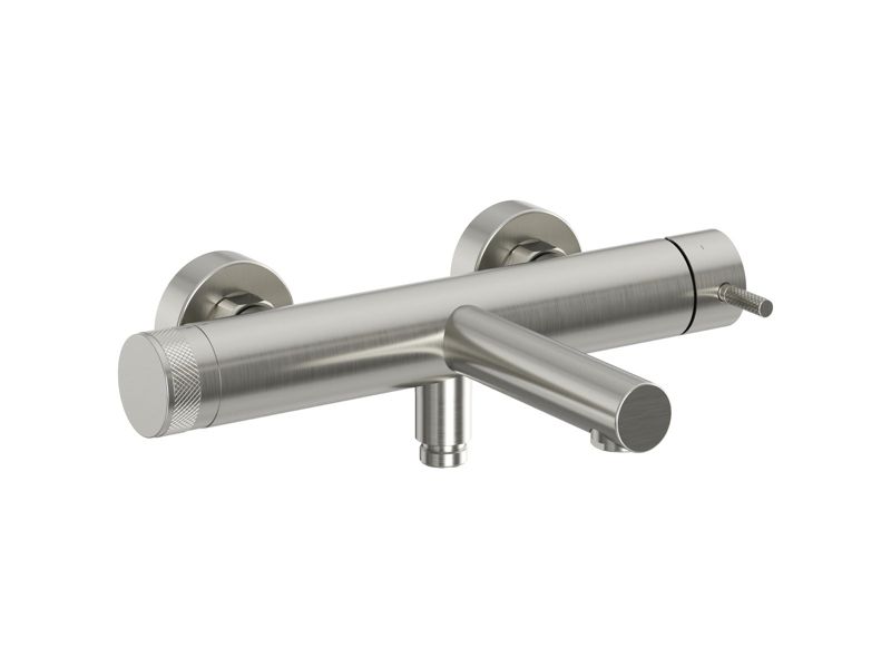 Bateria wannowa naścienna Ravak Nox NX 022.30SSB bez zestawu prysznicowego szczotkowana stal nierdzewna 1 szt