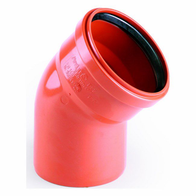 Kolanko PCV Pipelife 200 mm 88°