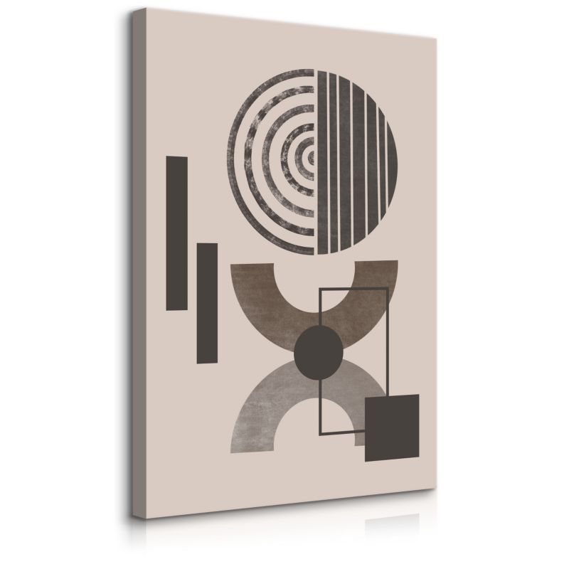 Obraz Muralo Do Salonu Figury Geometryczne Okręgi Styl Boho 20x30 cm 1 szt.