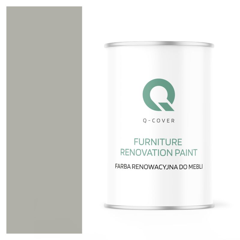 Farba Renowacyjna do Mebli Q-Cover Szary agatowy RAL7038 Wysoki Połysk 1L