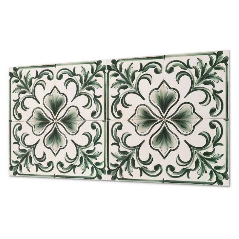 Ścienny Panel PCV Samoprzylepny ArtPrintCave 120x60 cm Wzór z liśćmi i sercami 1 szt.