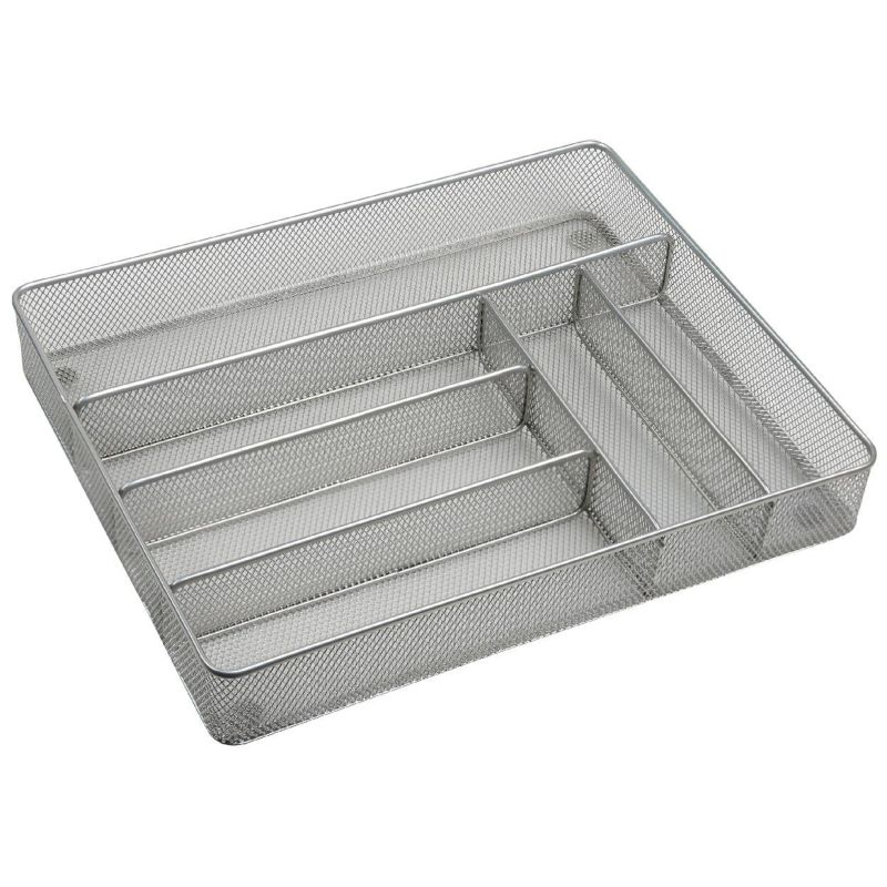 Wkład do szuflady KESPER metalowy na sztućce szary 32x30 cm 1 szt.