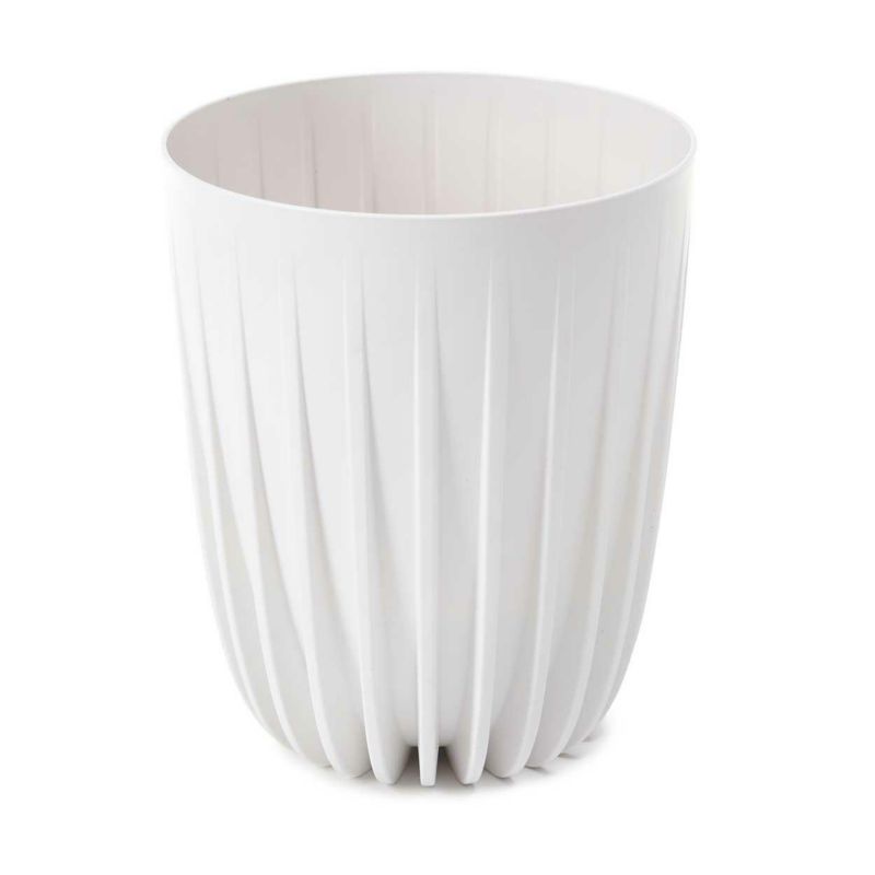 Donica HowHomely Tworzywo ECO Biała 19x22cm