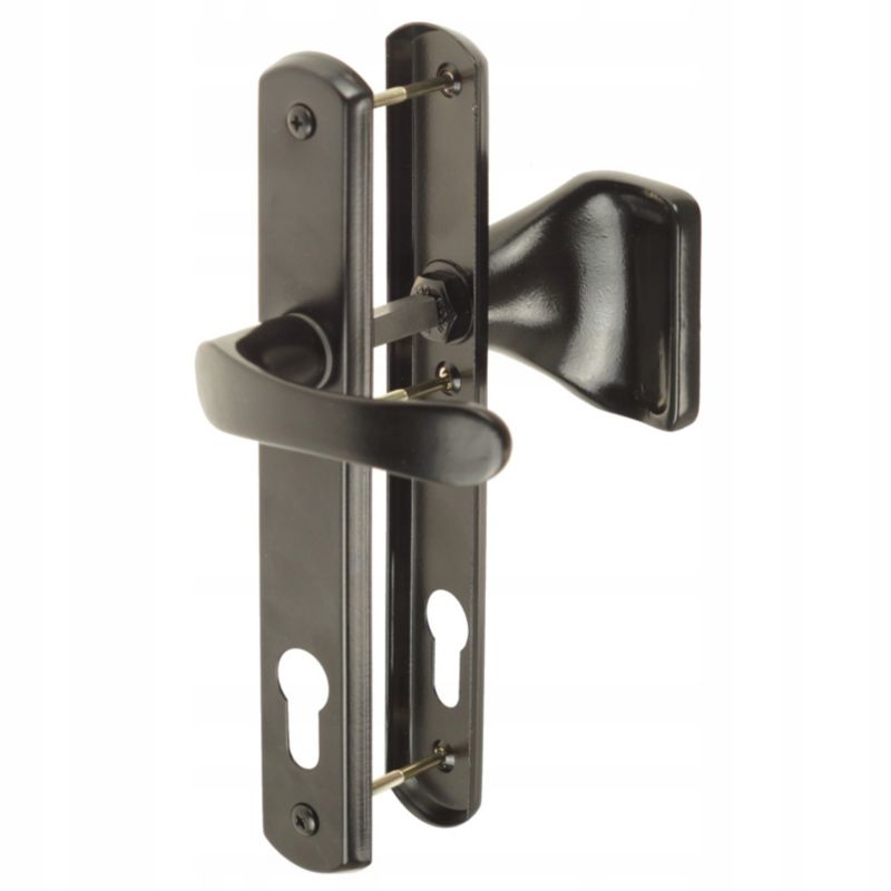 Pochwyt FEINZ Klamka Wąski Czarny Do Furtki 90 Mm Wkład Strona Lewa Zewnętrzna 1 szt.