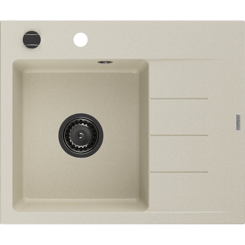 Zlewozmywak wpuszczany Mexen Ben 1-komorowy beżowy 600x500 mm - 6523605000-69-B 1 szt.