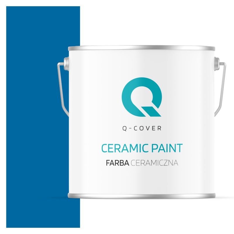 Farba Ceramiczna Do Ścian i Sufitów Q-Cover Ciemny niebieski H0312 Głęboki Mat 5L