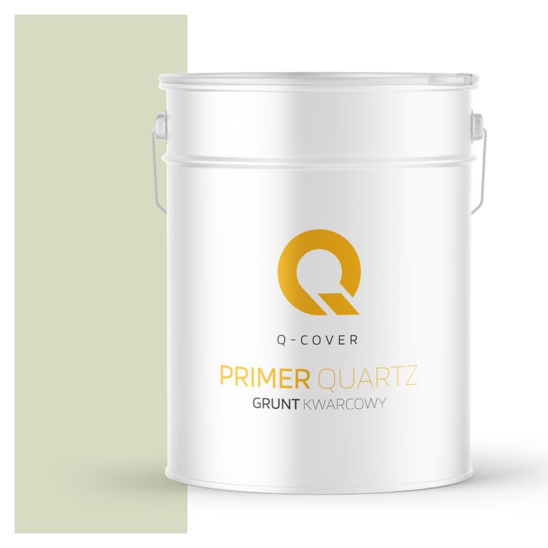 Grunt Kwarcowy pod Tynk Silikonowy Q-Cover Biel złamana w zielony F481 15KG