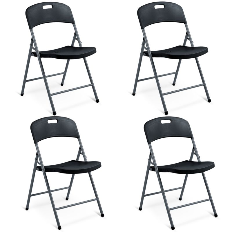 Krzesło ogrodowe składane Plonos cateringowe bankietowe balkonowe 4 szt.