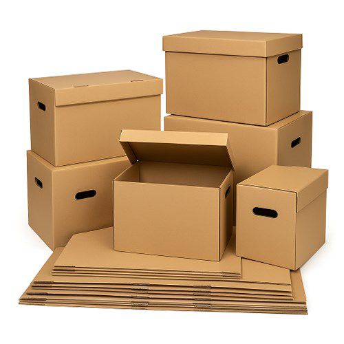 Kartony przeprowadzkowe i archiwizacyjne NEOPAK zestaw 50 szt.
