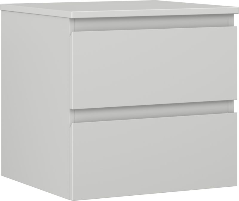 Szafka łazienkowa podumywalkowa Mexen Orio szara mat 50x47 cm 2 szuflady 1 szt.