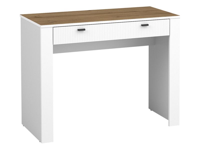 Toaletka MIRJAN 24 z szufladą Mossa MO10 biały/dąb whisky 1 szt.