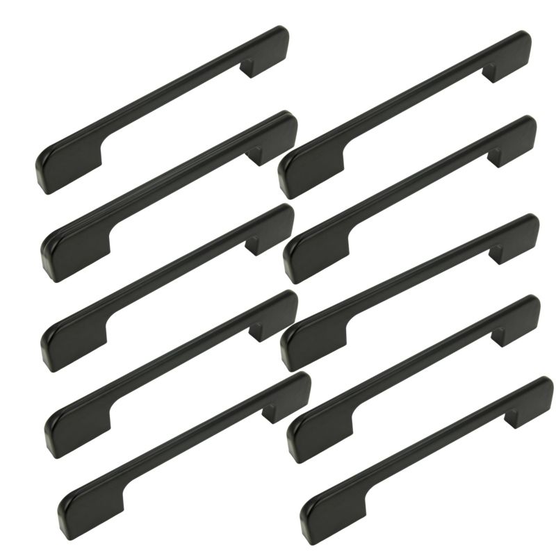 Uchwyt meblowy B&B czarny 128 mm 10 szt