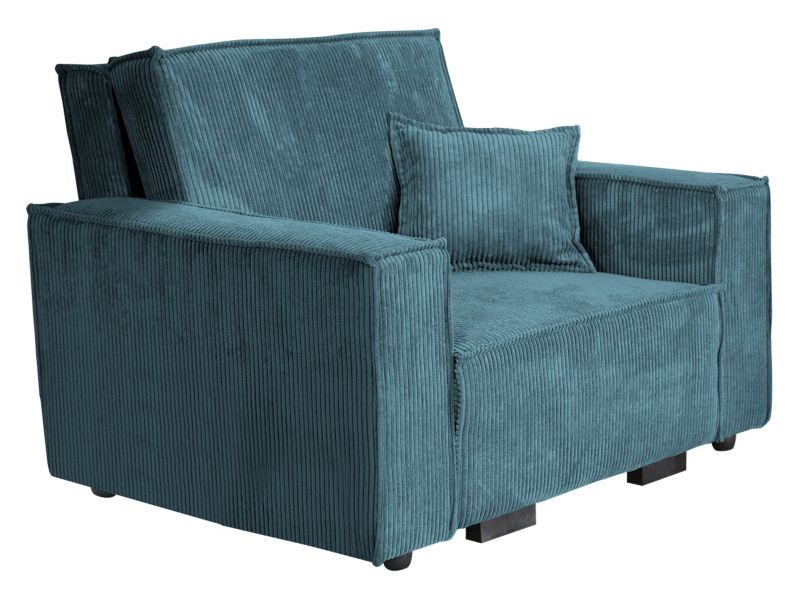 Kanapa rozkładana MIRJAN 24 Viva Star Sztruks I ciemny turkus 1 szt.