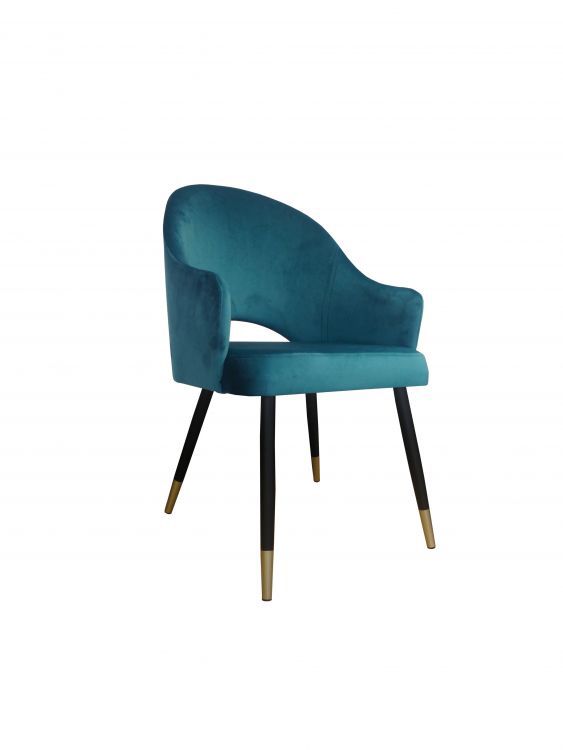 Krzesło Atos JENISEJ VELVET GOLD morskie 1 szt