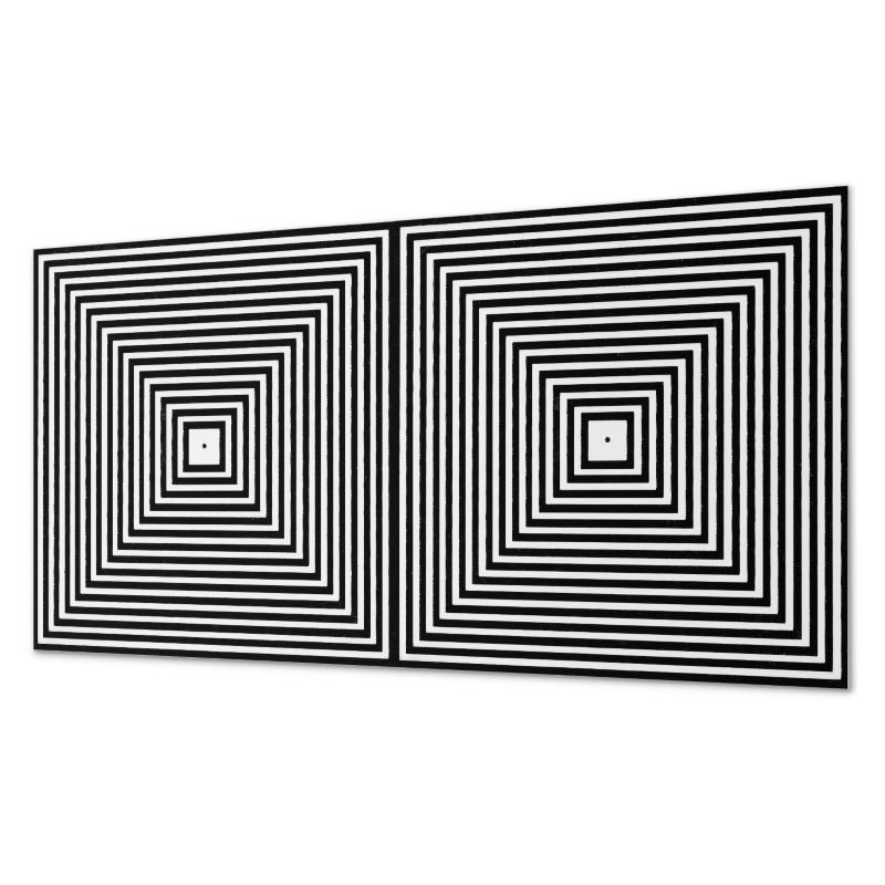 Panel Winylowy Ścienny ArtPrintCave 120x60 cm Koncentryczne linie w kwadratach 1 szt.