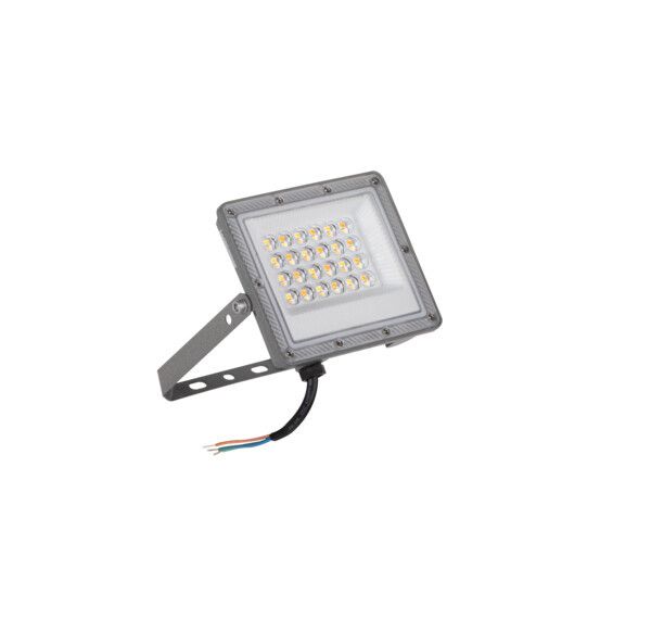 Naświetlacz LED Kanlux szary LED 20W 3000/4000/6500K 1850/2160/1940lm IP65 wym: 15,6 x 14,3 x 2,6 cm aluminium - 1 szt.