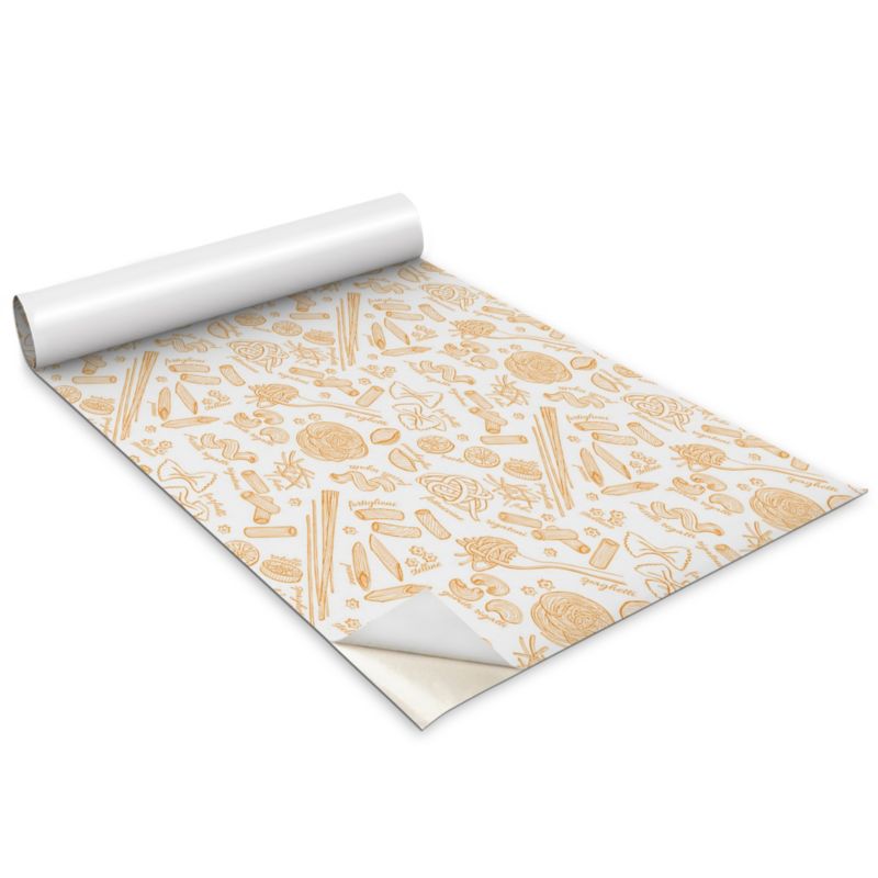 Okleina Na Szafki Kuchenne Wallfluent 100x50 cm Makaronowe motywy Okleina Do Mebli DIY 1 rol.