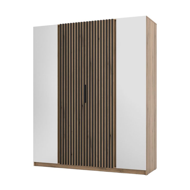 Szafa do przedpokoju 4-drzwiowa z lustrem Bonni Dravero EV/EV 2L 2LAM 1 szt.