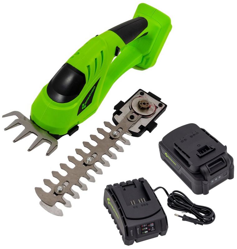 Nożyce akumulatorowe 20 V Greenso UAO011-Z4 do cięcia krzewów i trawy 1x4,0 Ah 1 szt.