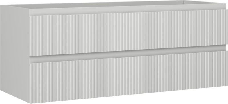 Szafka łazienkowa wisząca Mexen Rivel szary mat 120x46 cm 2 szuflady 1 szt.