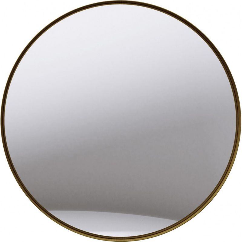 Lustro dekoracyjne Ars Longa Axel złoty szczotkowany 90x90 cm okrągłe 1 szt.