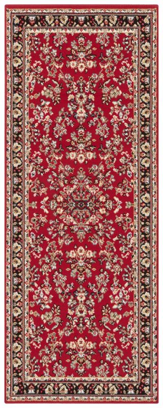 Chodnik Hanse Home 80x250cm,tradycyjny wzór do przedpokoju-korytarza ,czerwono kremowy 1 szt.