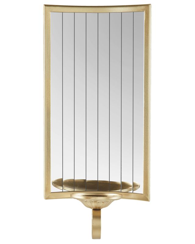 Świecznik Sobreda Metal 41 cm Złoty 1 szt.