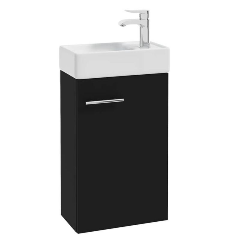 Szafka Łazienkowa Stamar 400 mm Wisząca z Umywalką Czarny Mat 1 szt