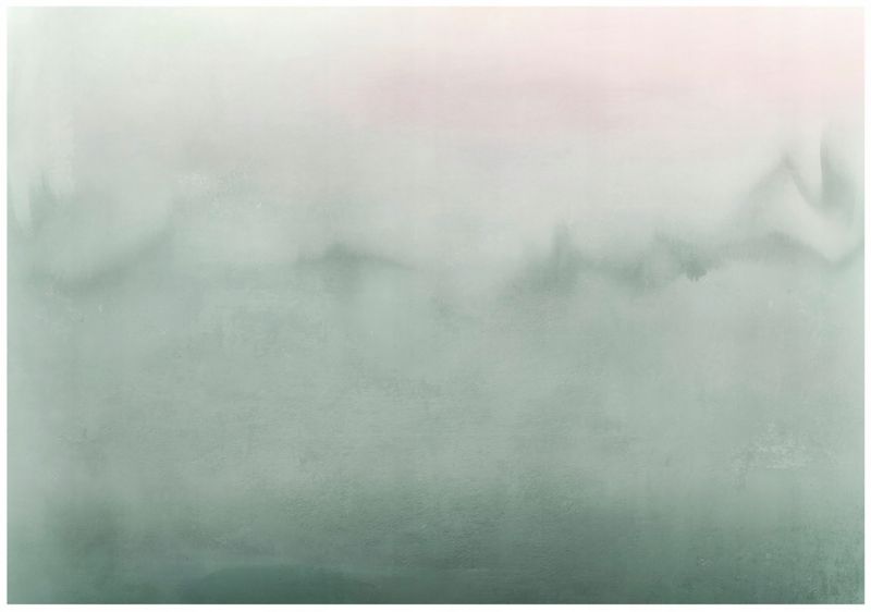 Fototapeta WALLARENA Do Sypialni Salonu Na Flizelinie Gradient Abstrakcja Beton Zielony 368x254 cm 16313V8 1 szt.