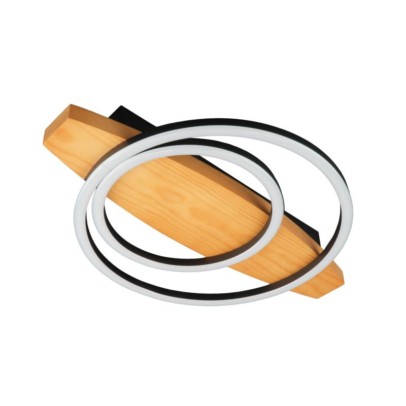 Lampa Sanico Goldlux sufitowa MELISA 2 LED 28W czarna 4000K IP20 - 1 szt.