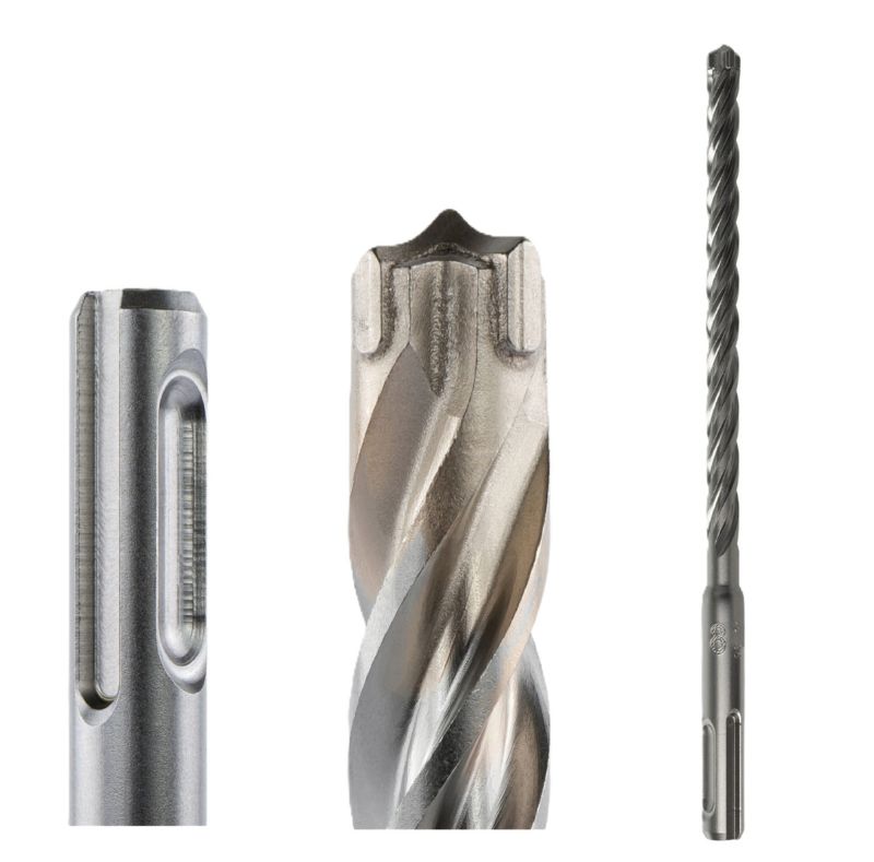 Wiertło do betonu Milwaukee MX4 SDS Plus czteroostrzowe 8x100/165 mm 1szt