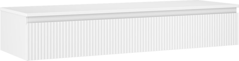 Szafka łazienkowa podumywalkowa Mexen Rivel biała mat 140 cm 1 szuflada 1 szt.